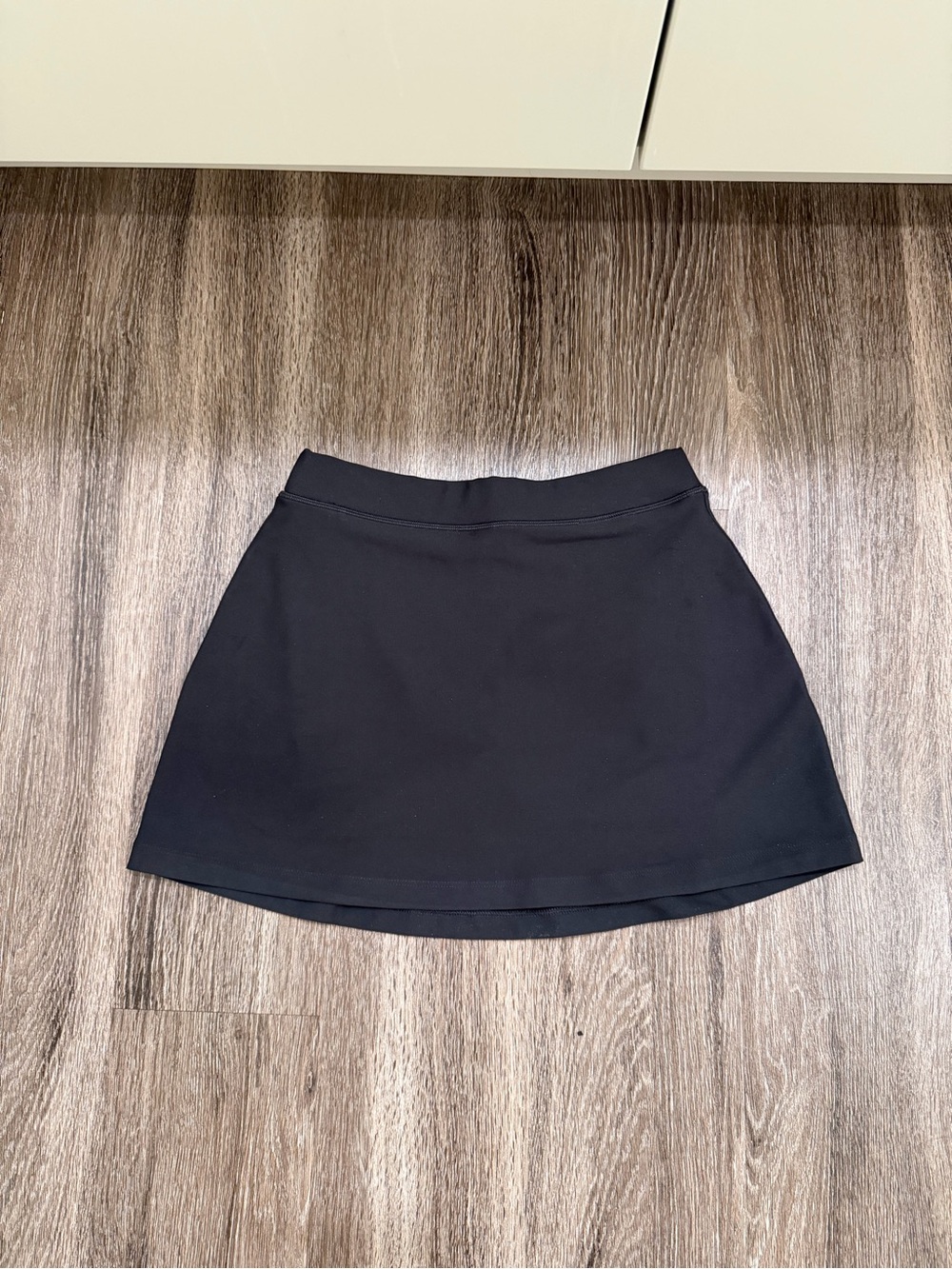 Abercrombie YPB SculptLUX Lined Mini Skirt Black